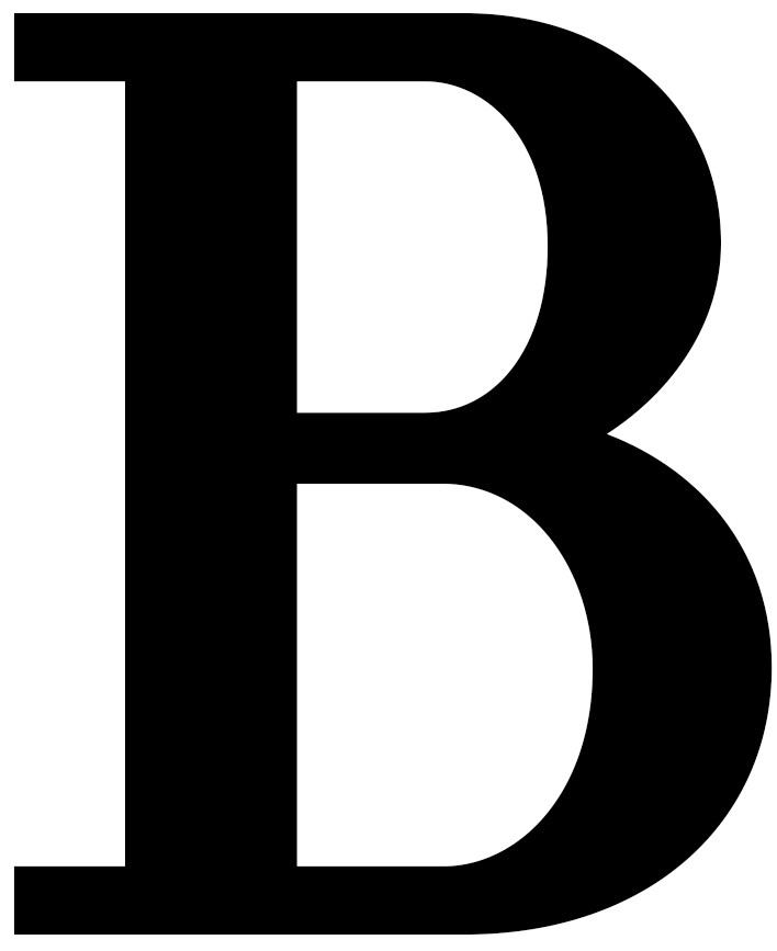 B